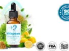 Whispeara hearing support supplement bottle with ingredients for cognitive and auditory wellness